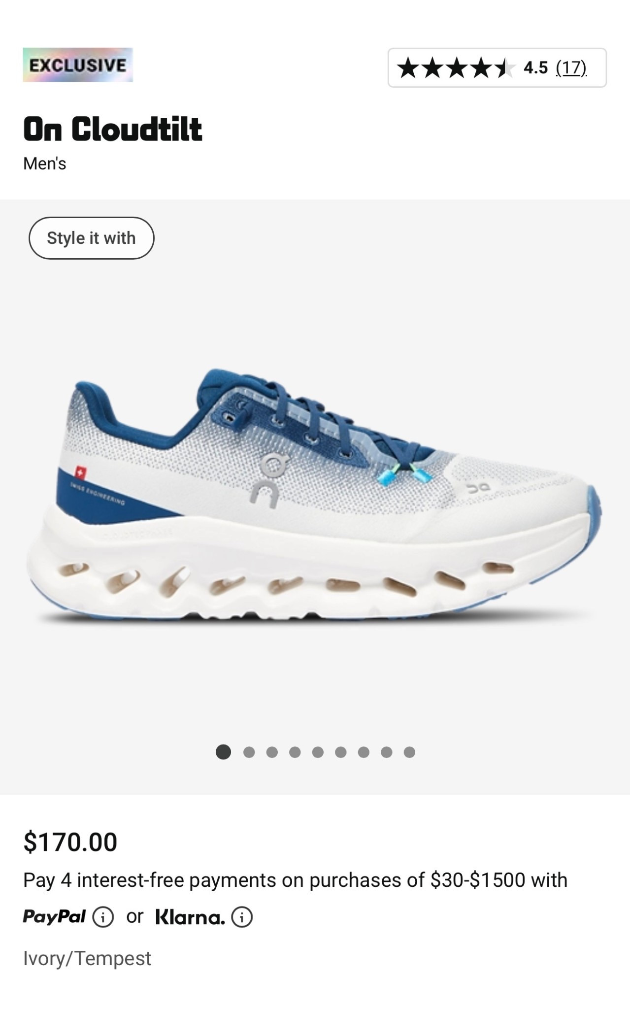 On Cloudtilt Ivory/Tempest #oncloud #cloudtilt #onshoes #footlocker 

#LTKActive #LTKShoeCrush #LTKMens