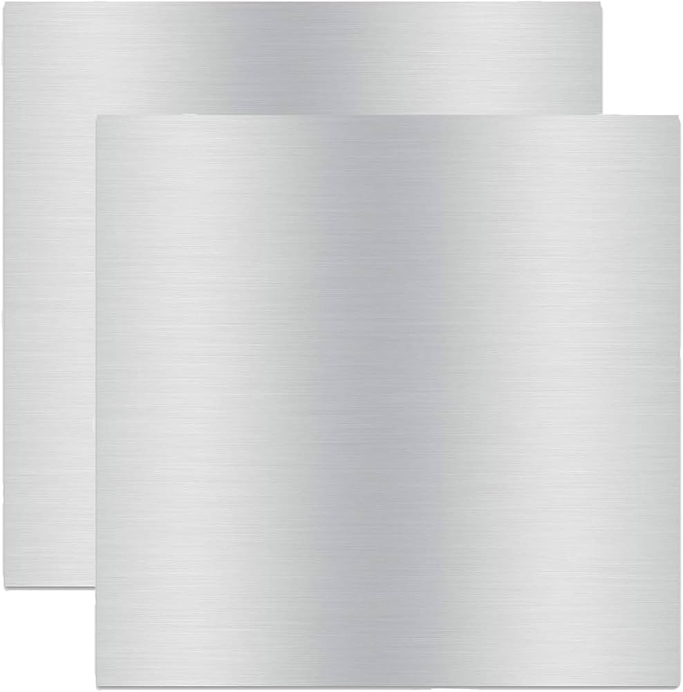SENENQU 2er-Set 3mm Aluminium Blech Platten 300x300×3mm Aluminiumplatte Aluminiumblech 3mm mit B... | Amazon (DE)