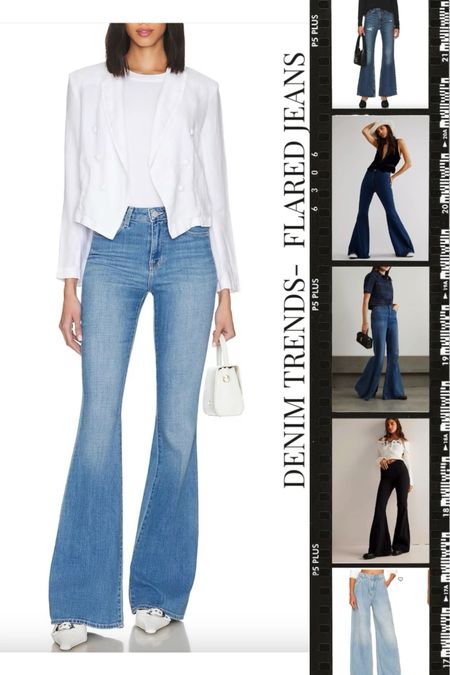 Sharing the top denim trends of the year over on YouTube. Here are flared  jeans you can shop now!


#LTKmidsize #LTKVideo #LTKsalealert