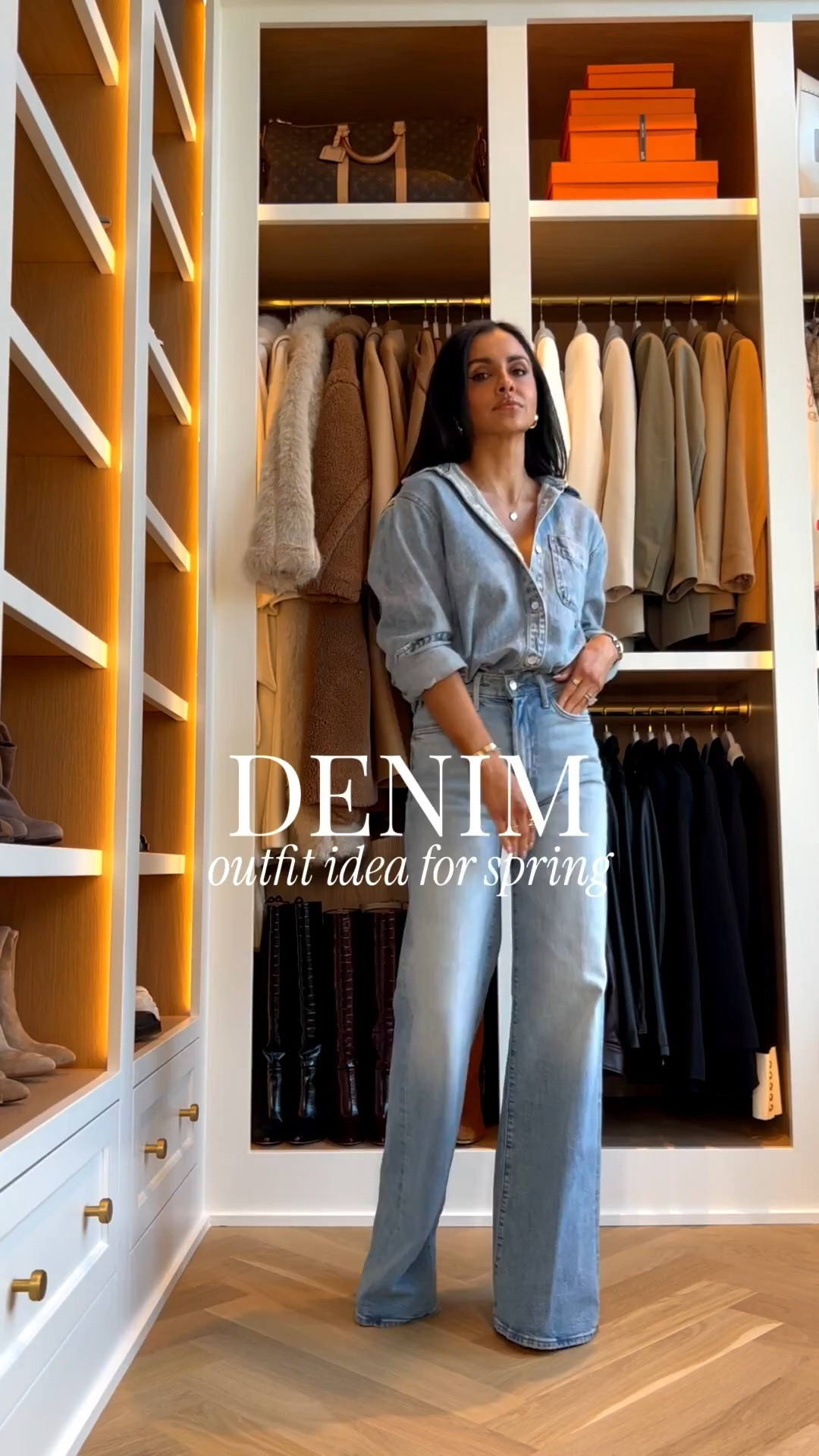 The most flattering jeans styled three ways for spring and date night outfits. The Mother Hustler jeans have the perfect high rise and subtle flare that create such a long, flattering silhouette. They’re one of those pairs that instantly elevate whatever you style them with and make getting dressed easy.

Mother The Hustler jeans in I Confess wearing size 23
Target denim shirt wearing size XS
Sam Edelman platform heels run TTS

miamiamine most flattering jeans Mother The Hustler denim I Confess wash spring outfits 2026 date night outfit ideas Target denim shirt Sam Edelman platform heels elevated denim style chic everyday outfits flattering high rise jeans

#LTKspringtrends #LTKOver40 #LTKPetite