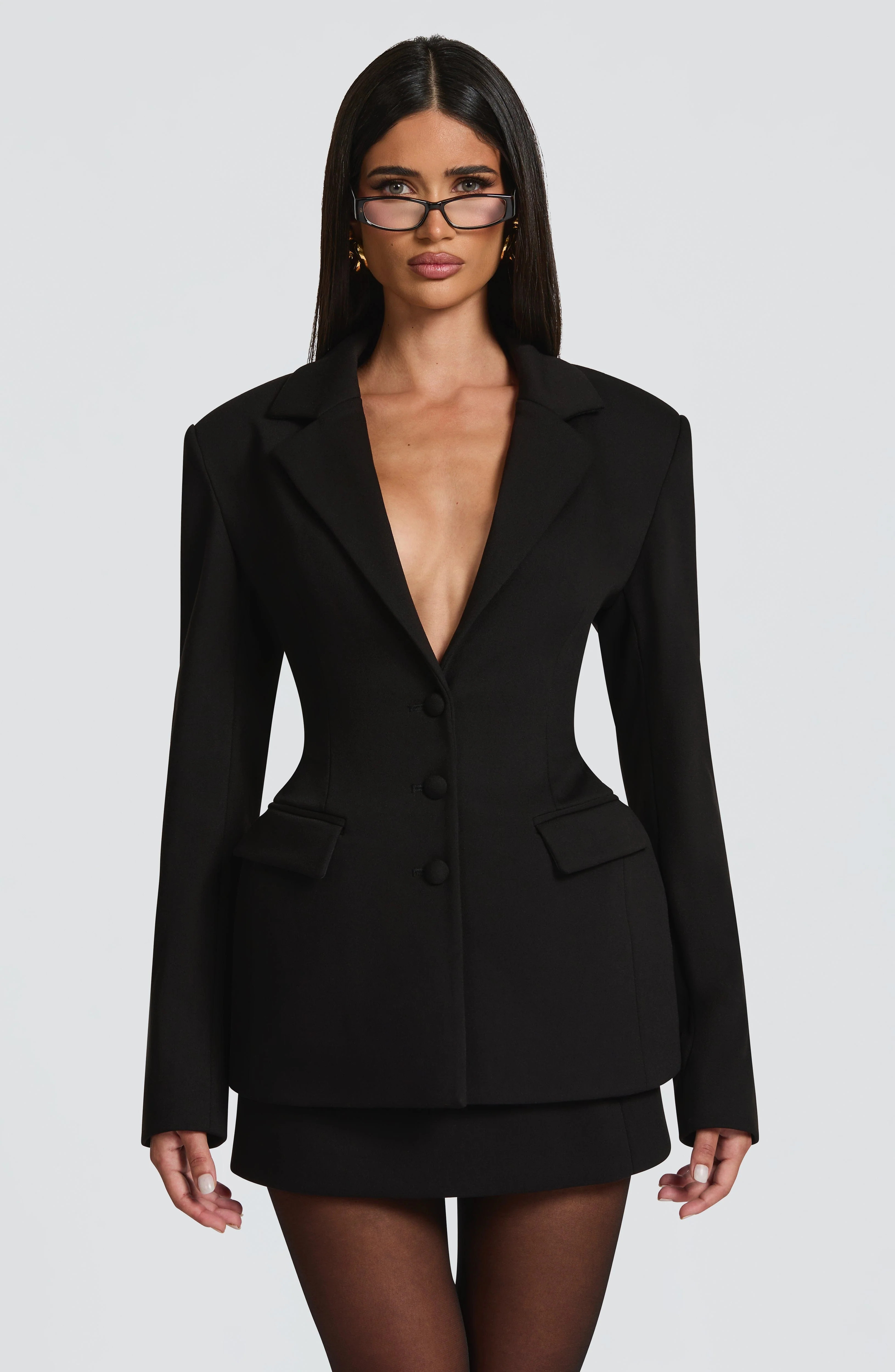 Rowena Blazer - Black | Babyboo (global)