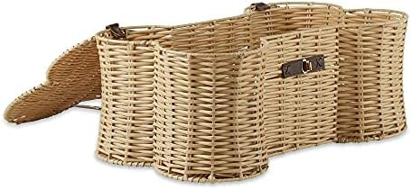 Bone Dry Pet Storage Collection Toy Basket, Small, 17.5x11x7.5", Beige Plastic Wicker | Amazon (US)