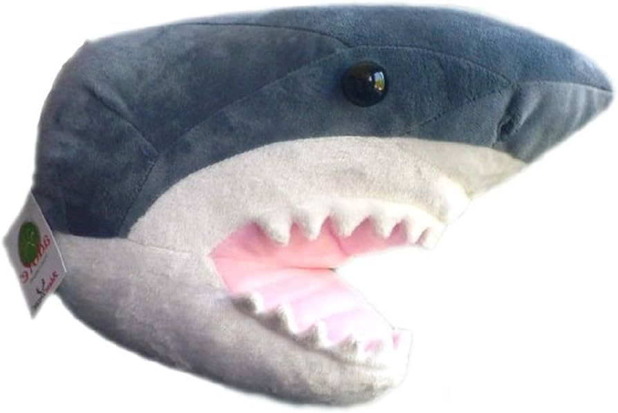 Adore 12" Chum The Shark Head Plush Stuffed Animal Walltoy Wall Mount | Amazon (US)