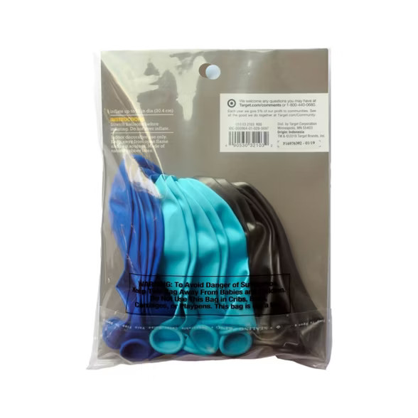 15ct Balloons Blue - Spritz™ | Target