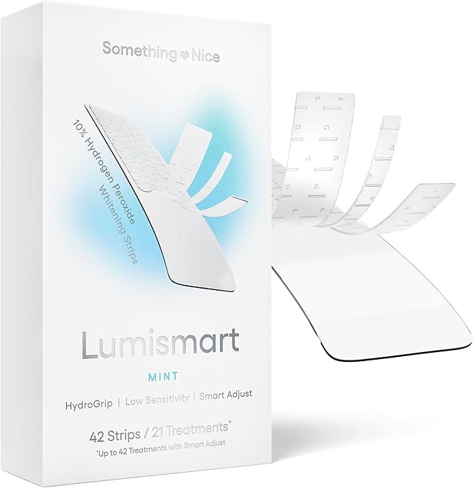 Something Nice Lumismart Whitening Strips - Dentist-Designed, Enamel Safe, up to 42 Treatments wi... | Amazon (US)