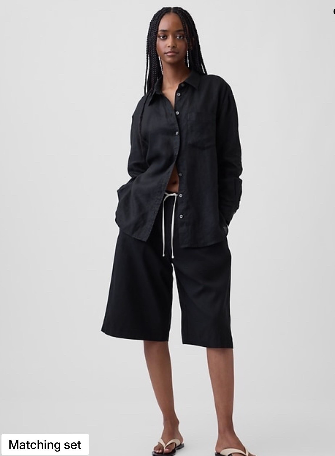 Black linen culottes- dress up or down! 
These will sell out!

#LTKSeasonal #LTKSaleAlert #LTKTravel