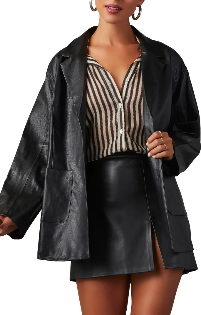 VICI Collection Bryanna Oversize Faux Leather Jacket | Nordstrom | Nordstrom