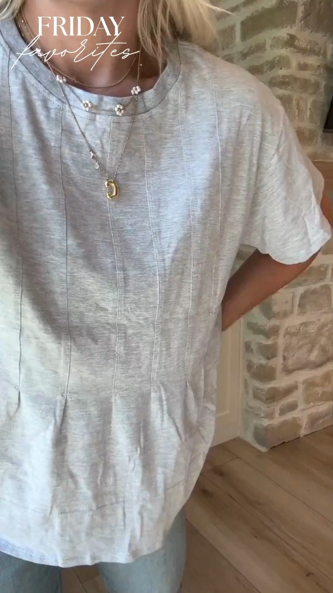 The not so basic, basic tee! On sale for under $20!