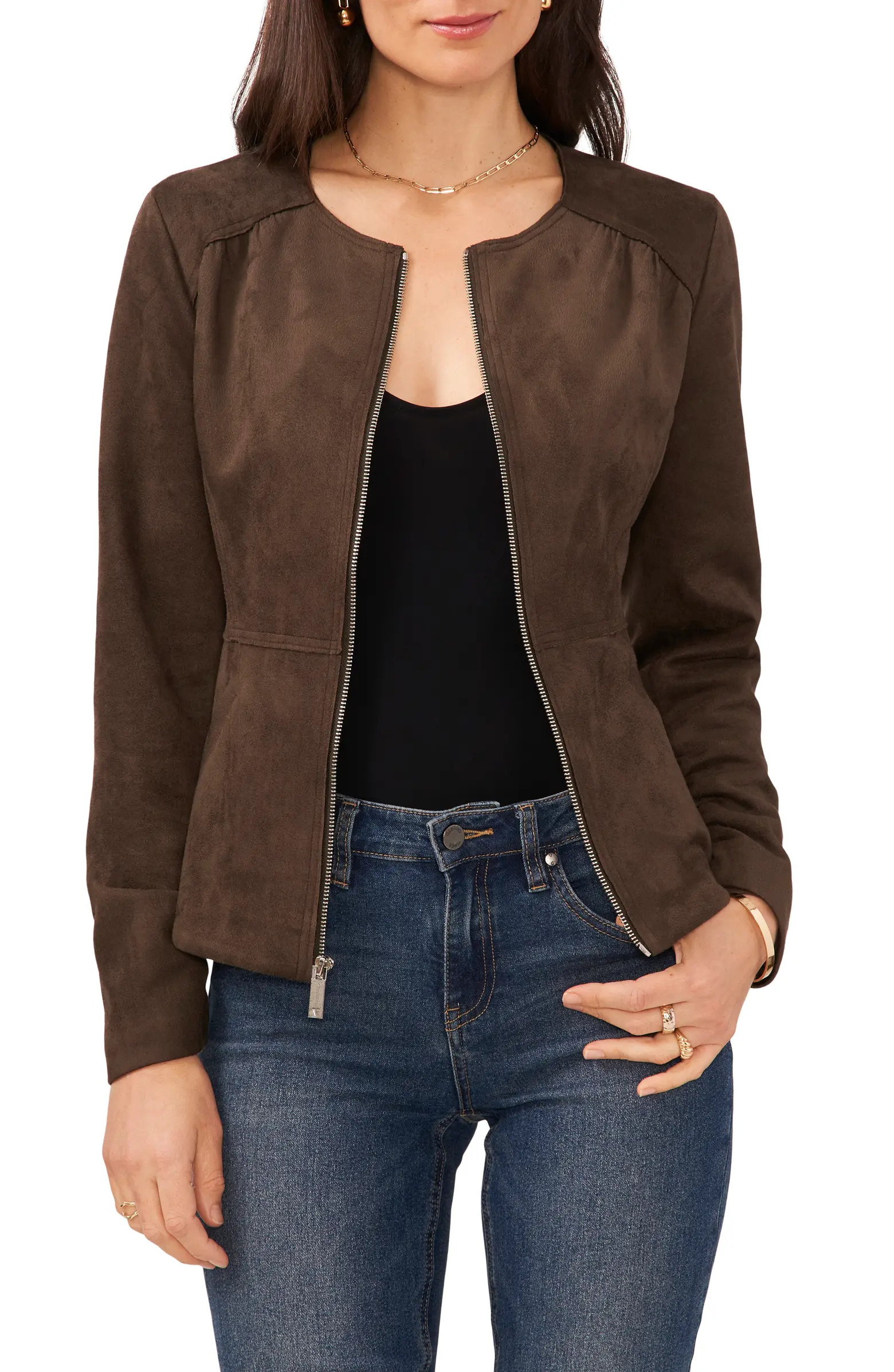 Vince Camuto Faux Suede Jacket | Nordstrom | Nordstrom