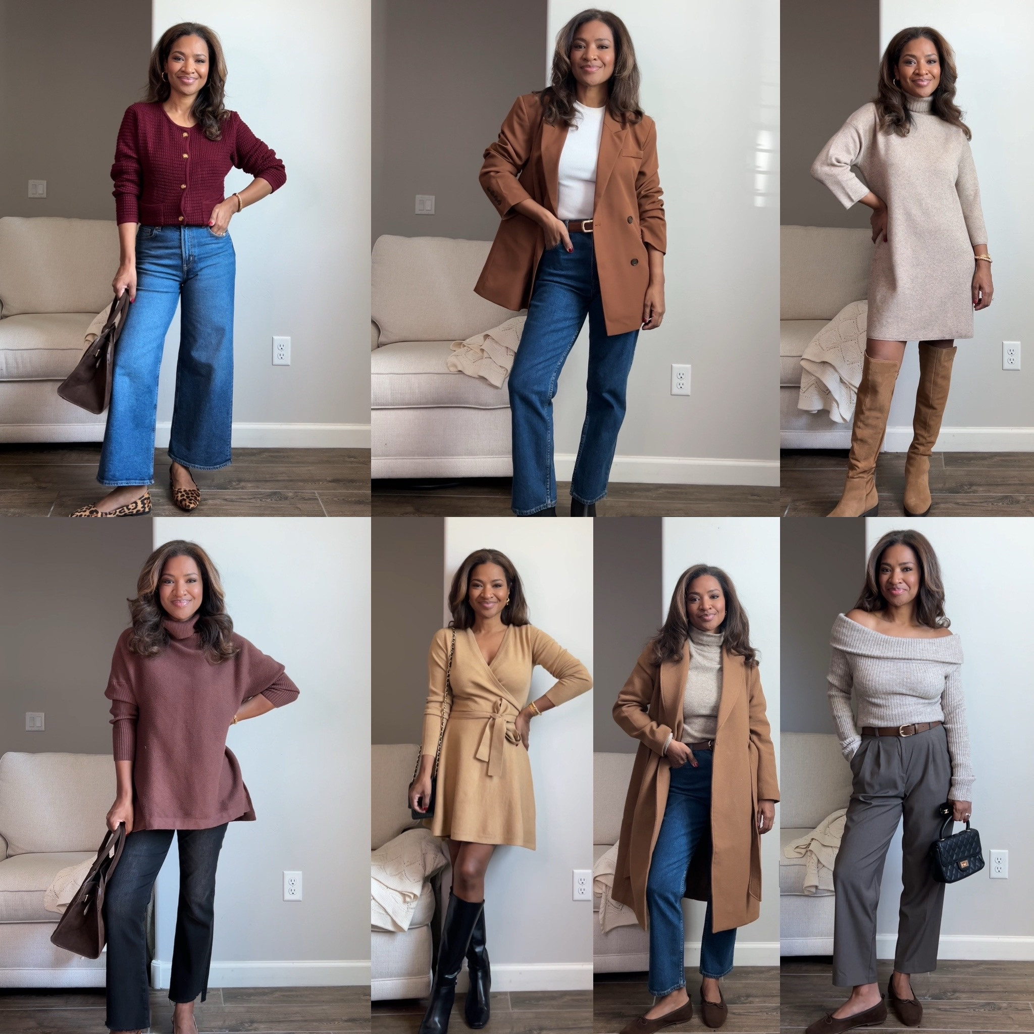Last minute Thanksgiving outfit ideas! Everything I’m wearing is a size small except for the third sweater dress. That is a size XS, size down in that as it runs large. Pants are a size 4. Jeans are a size 4. Dark skinner jeans are a size 27/R  

#LTKFindsUnder50 #LTKStyleTip #LTKFindsUnder100