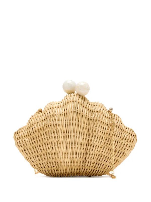 mini shell-shaped clutch | Farfetch Global