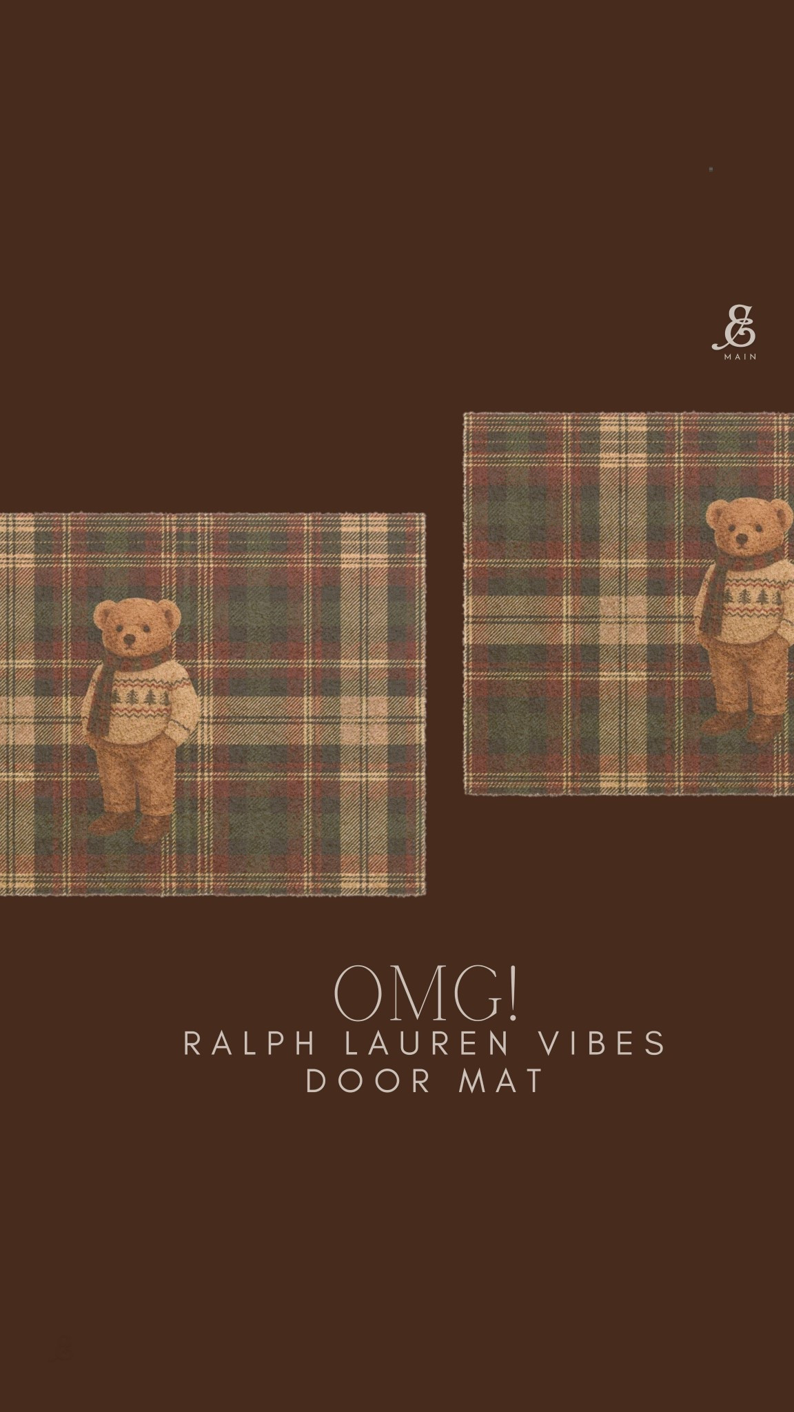 HOW CUTE
is this ralph lauren look door mat

adorable 

amazon home, amazon finds, walmart finds, walmart home, affordable home, amber interiors, studio mcgee, home roundup 

#LTKSeasonal #LTKHoliday #LTKHome