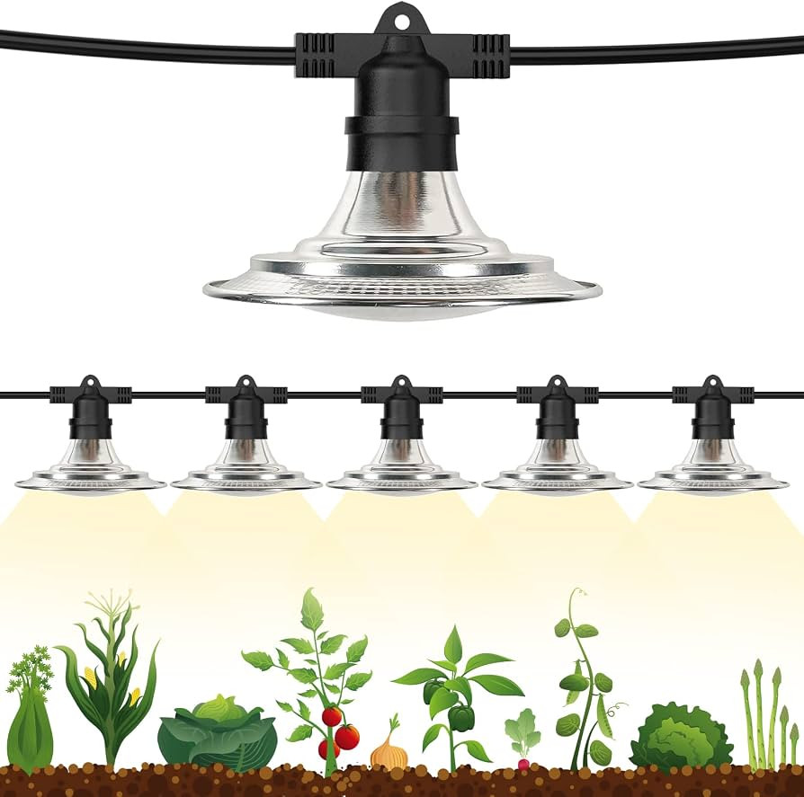 Espird Outdoor LED Grow Lights for Greenhouse Waterproof String Grow Light, Full Spectrum LED Pla... | Amazon (US)