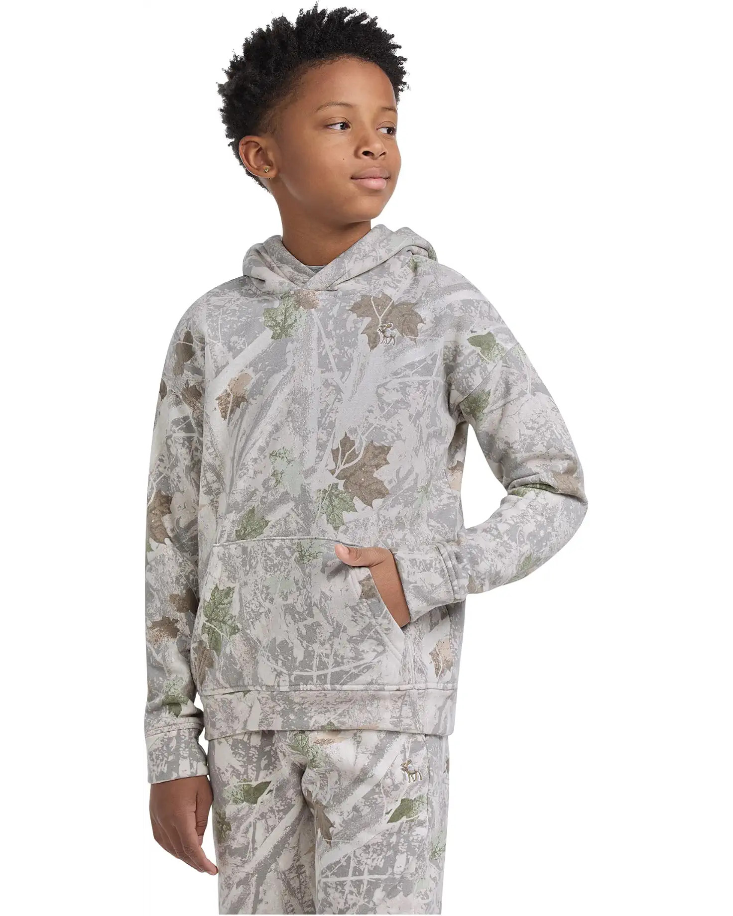Boy's abercrombie kids Essentials Fleece Hoodie (Big Kid) | Zappos.com