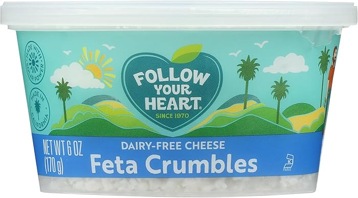 Follow Your Heart, Feta Crumbles Plant Based, 6 Ounce | Amazon (US)