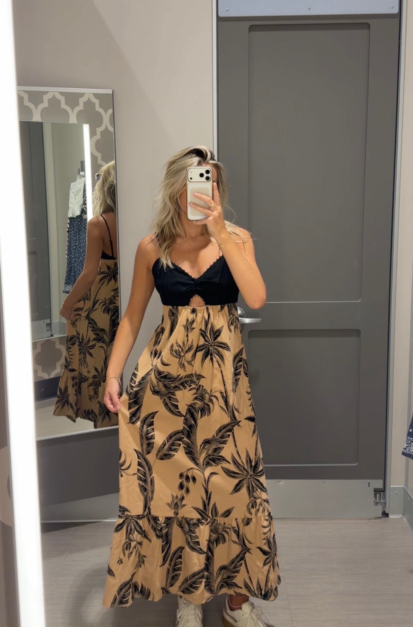 Perfect neutral floral dress for vacation!

#LTKootd #LTKSeasonal #LTKTravel