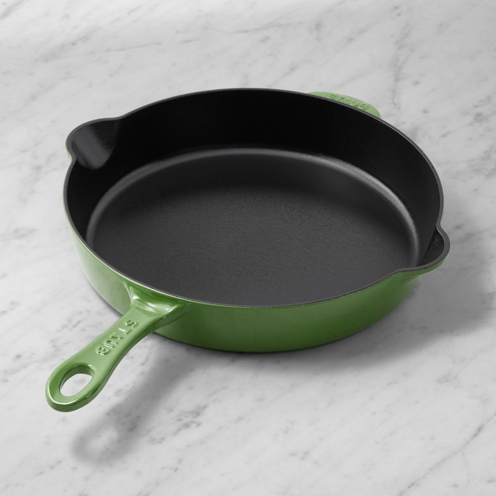 Staub Enameled Cast Iron Traditional Deep Skillet, 11" | Williams-Sonoma