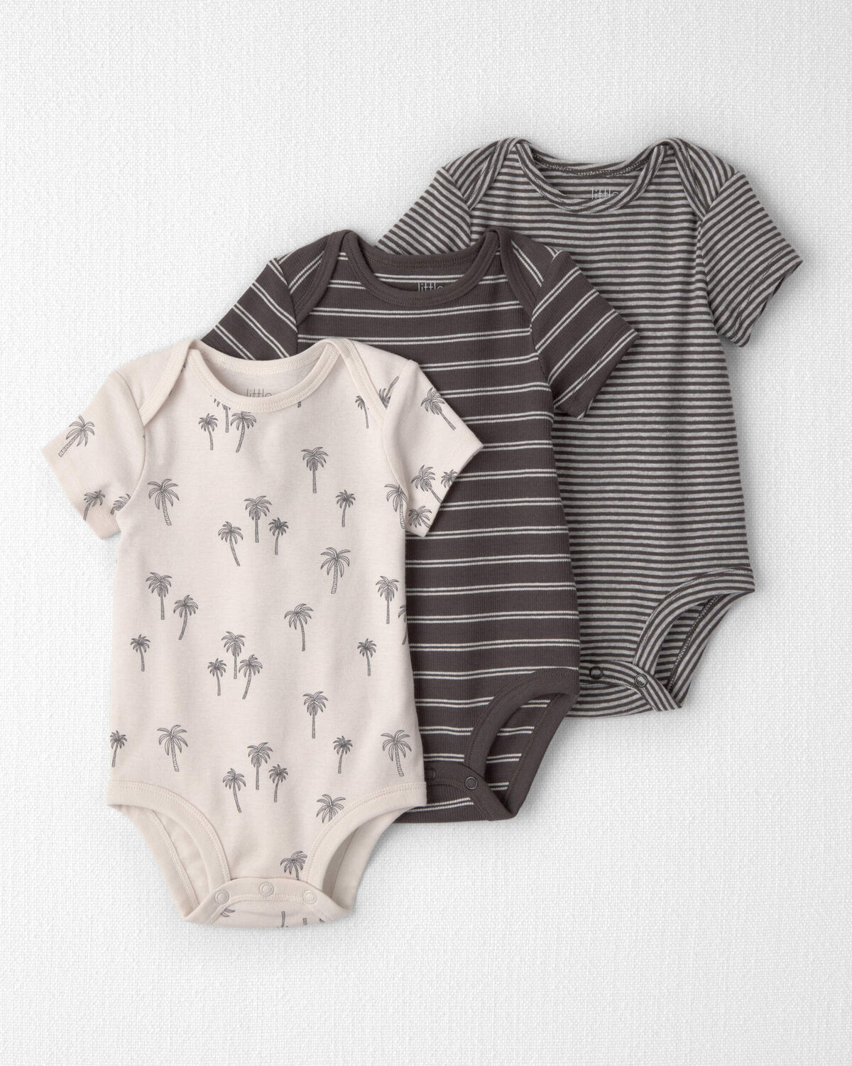 Baby 3-Pack Organic Cotton Bodysuits - Little Planet | Carter's | Carter's Inc