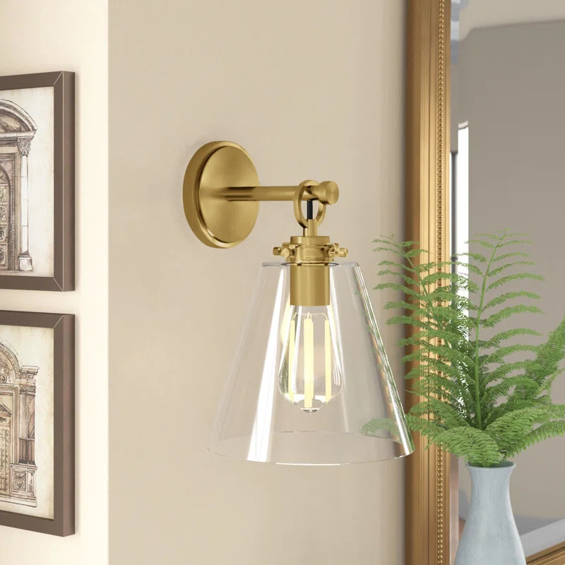 Burnside 1 - Light Dimmable Armed Sconce | Wayfair North America