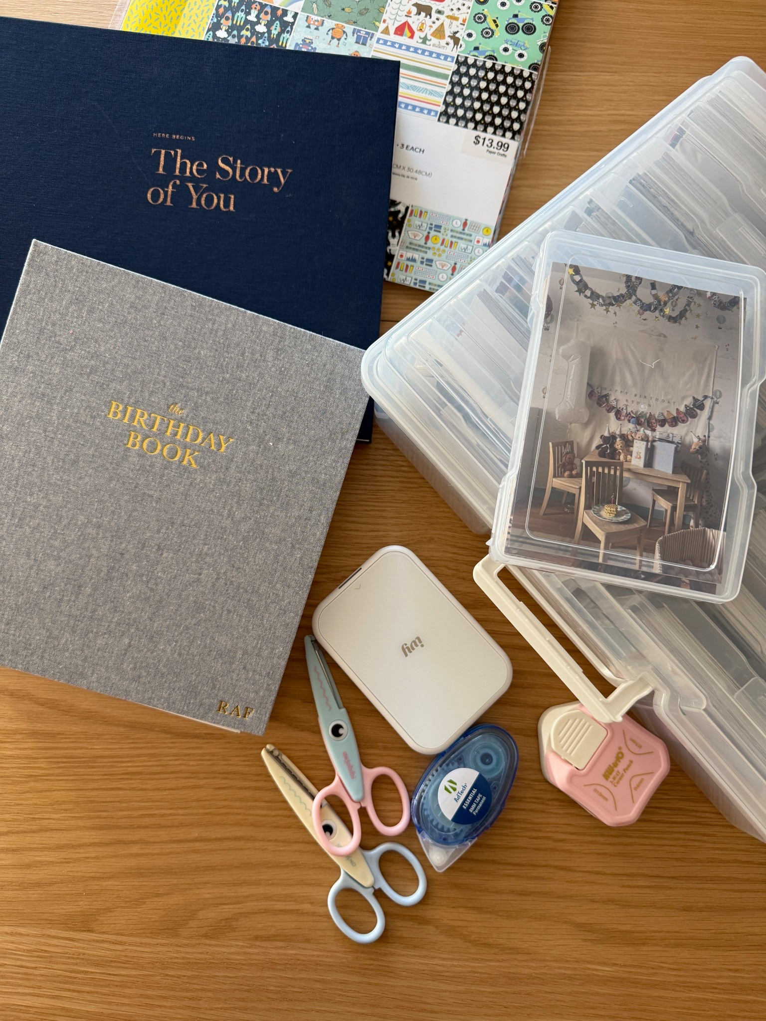 Birthday & Baby book supplies