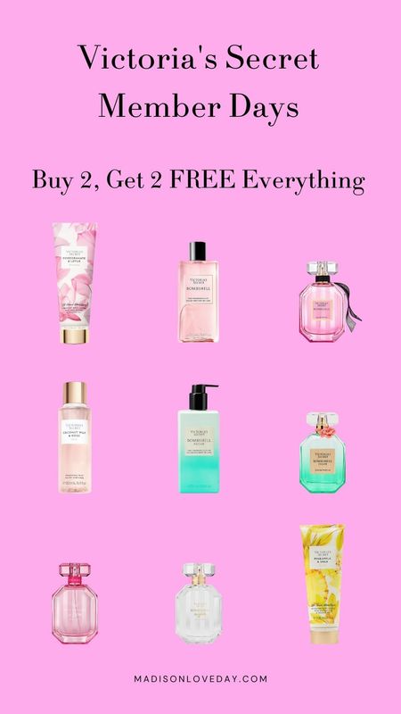 Victoria's Secret Member Days - Buy 2, Get 2 FREE 

#LTKsalealert #LTKfindsunder50 #LTKfindsunder100