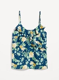 Printed Ruffled Wrap-Effect Cami Blouse for Women | Old Navy (US)