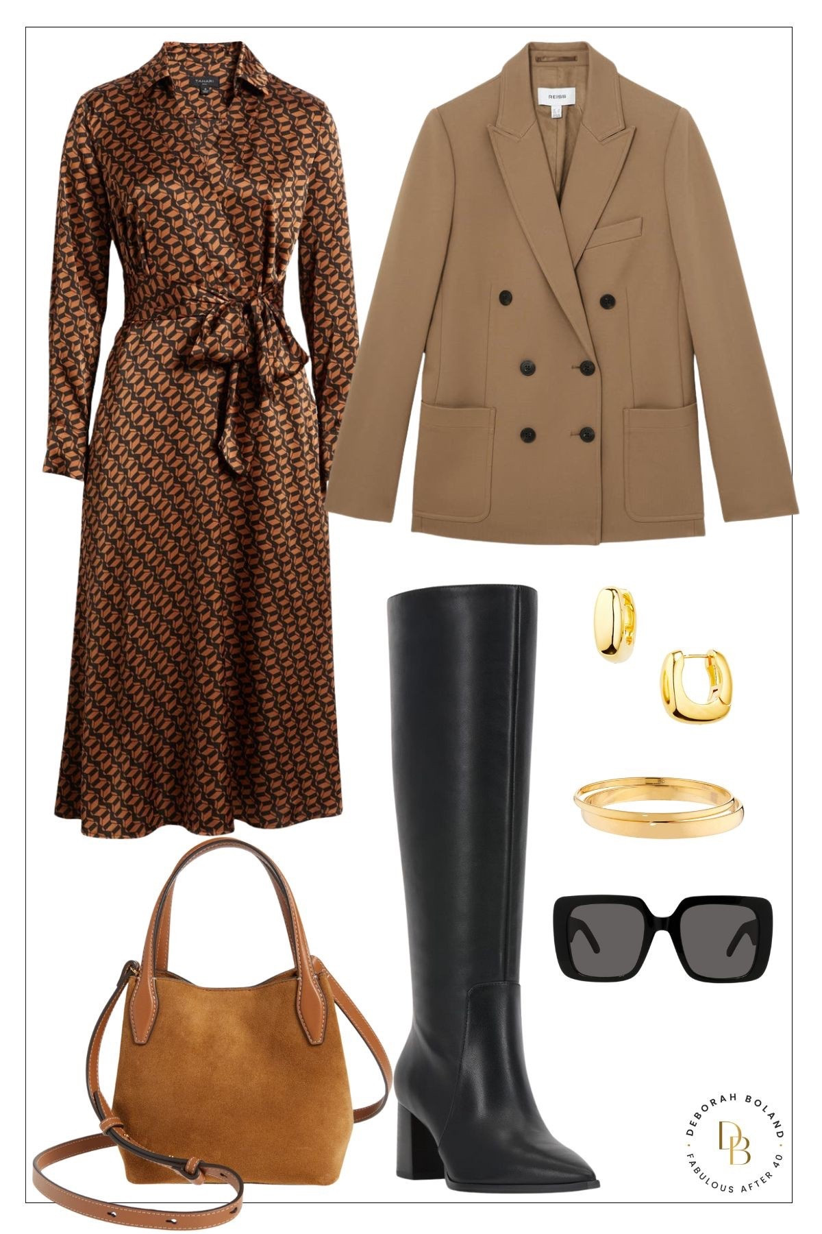 Wrapped in style 🖤
Tried on this long printed wrap dress at the Nordstrom Anniversary Sale and couldn’t resist layering it with a sharp double-breasted blazer and sleek knee-high boots. Effortlessly polished with a hint of edge—perfect for transitioning into fall. 

#NordstromAnniversarySale #Over40Style #FallFashionFinds #WrapDressStyle #ModernClassic

#LTKOver40 #LTKSaleAlert #LTKSeasonal