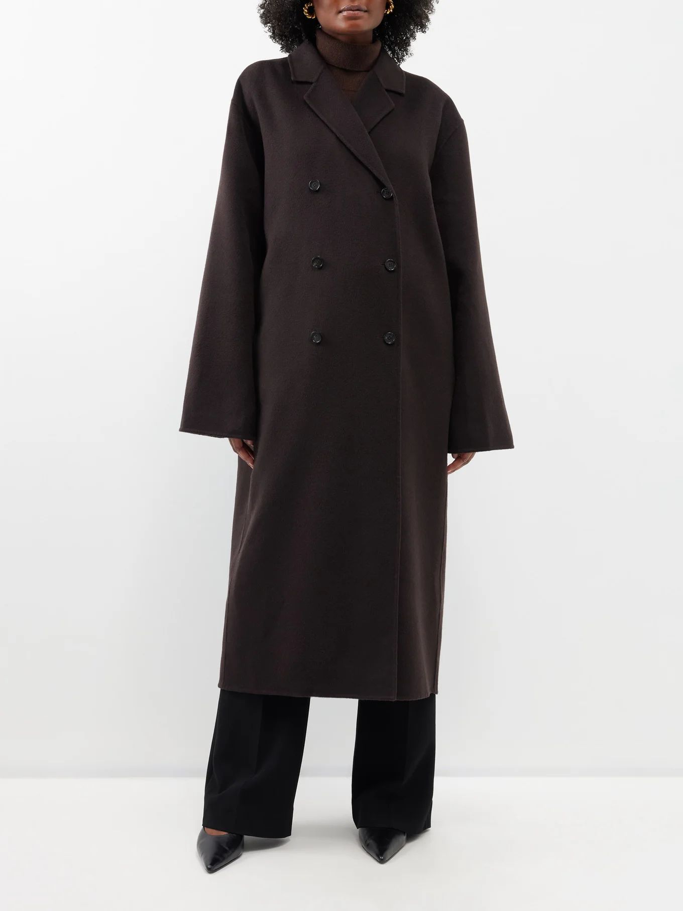 Signature double-breasted wool coat | Matches (UK)
