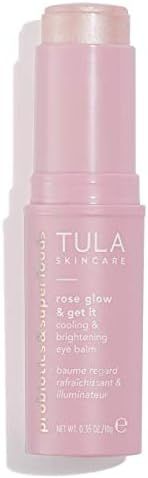 TULA Skin Care Rose Glow & Get It Cooling & Brightening Eye Balm | Dark Circle Under Eye Treatmen... | Amazon (US)