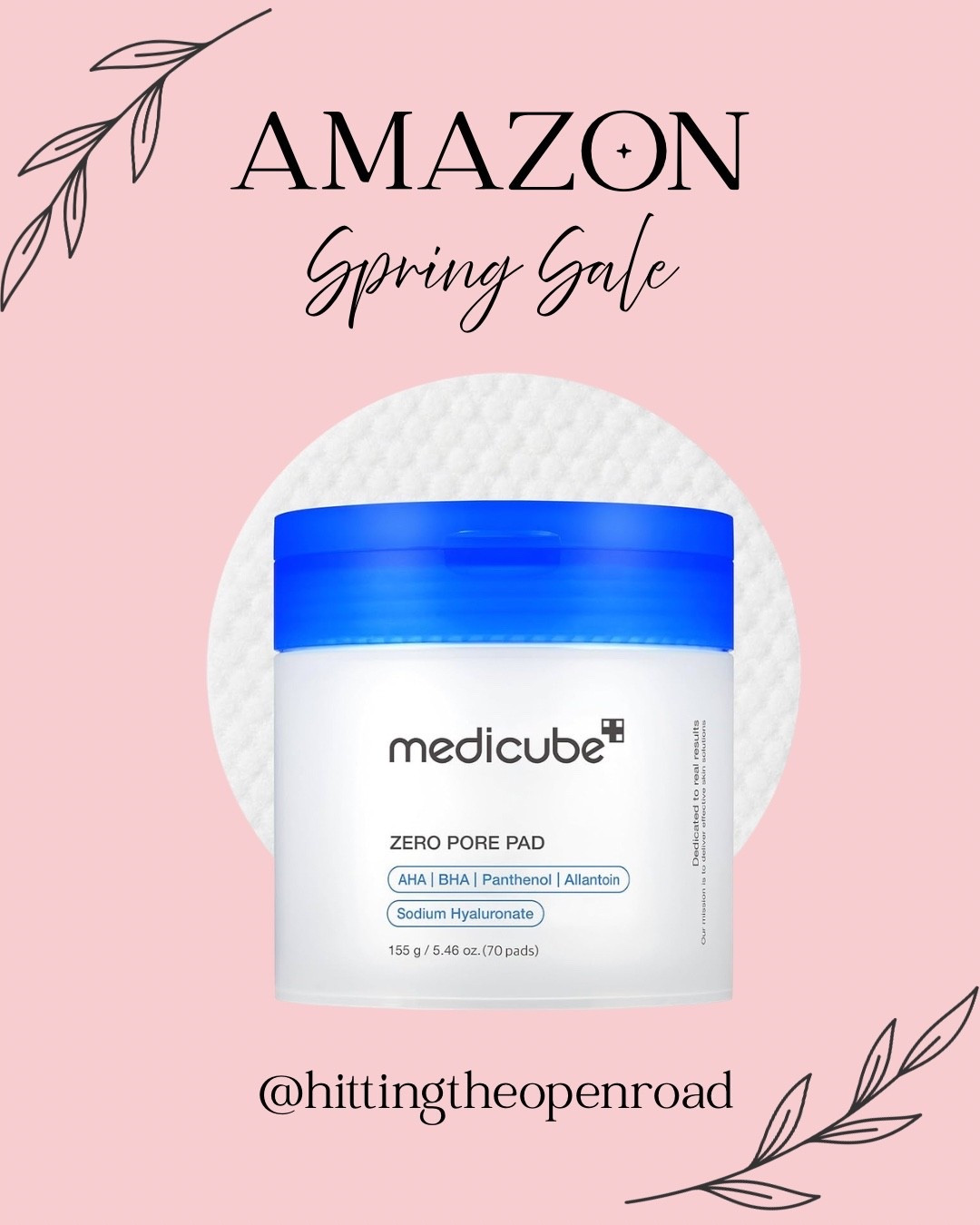 Medicube’s Zero Pore Pads exfoliate and refine pores! Everyone loves them!
#amazonspringsale #medicube #facialcare #skincaree

#LTKselfcare #LTKBeauty #LTKSaleAlert