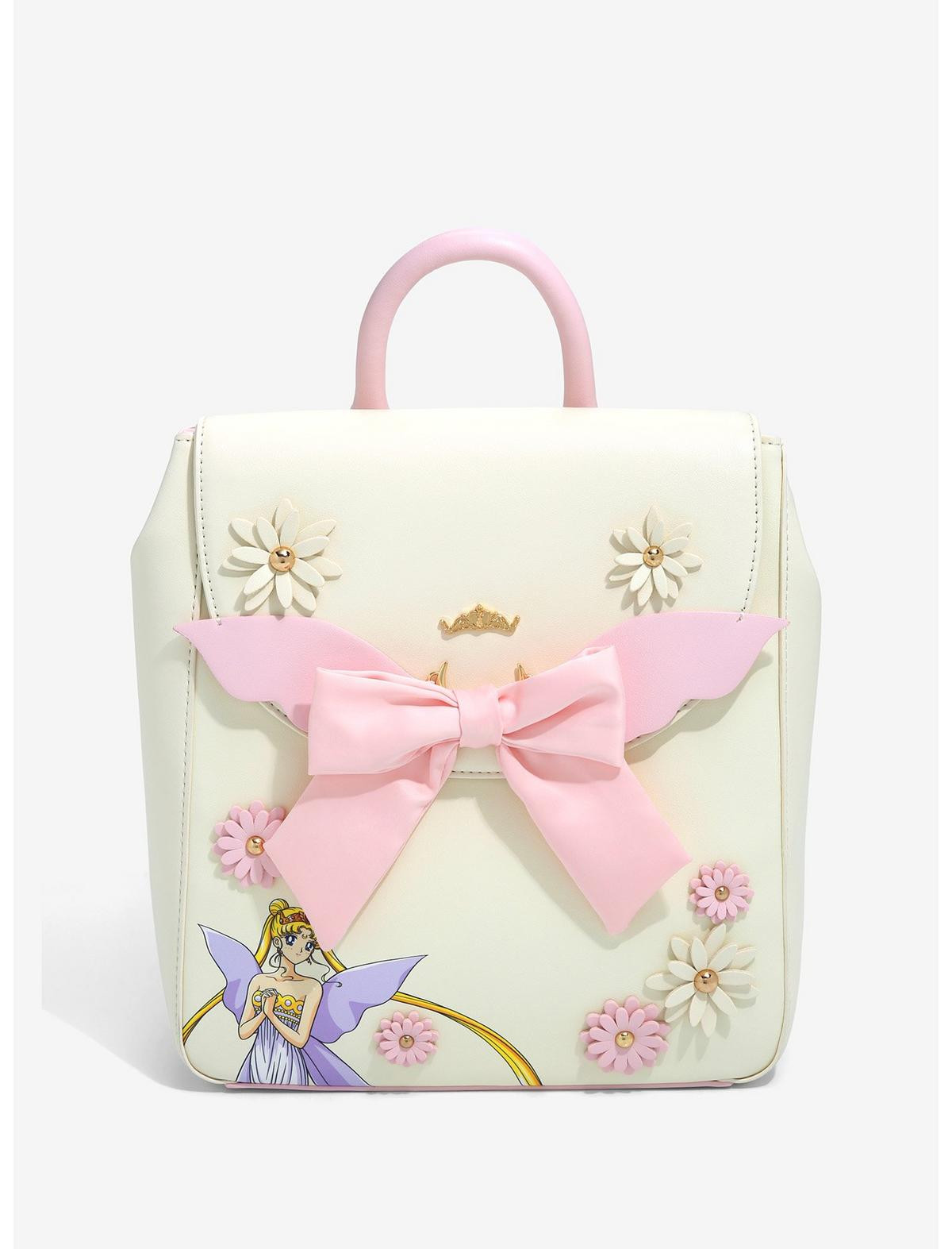 Pretty Guardian Sailor Moon Neo Queen Serenity Ribbon Floral Rucksack - BoxLunch Exclusive | BoxLunch
