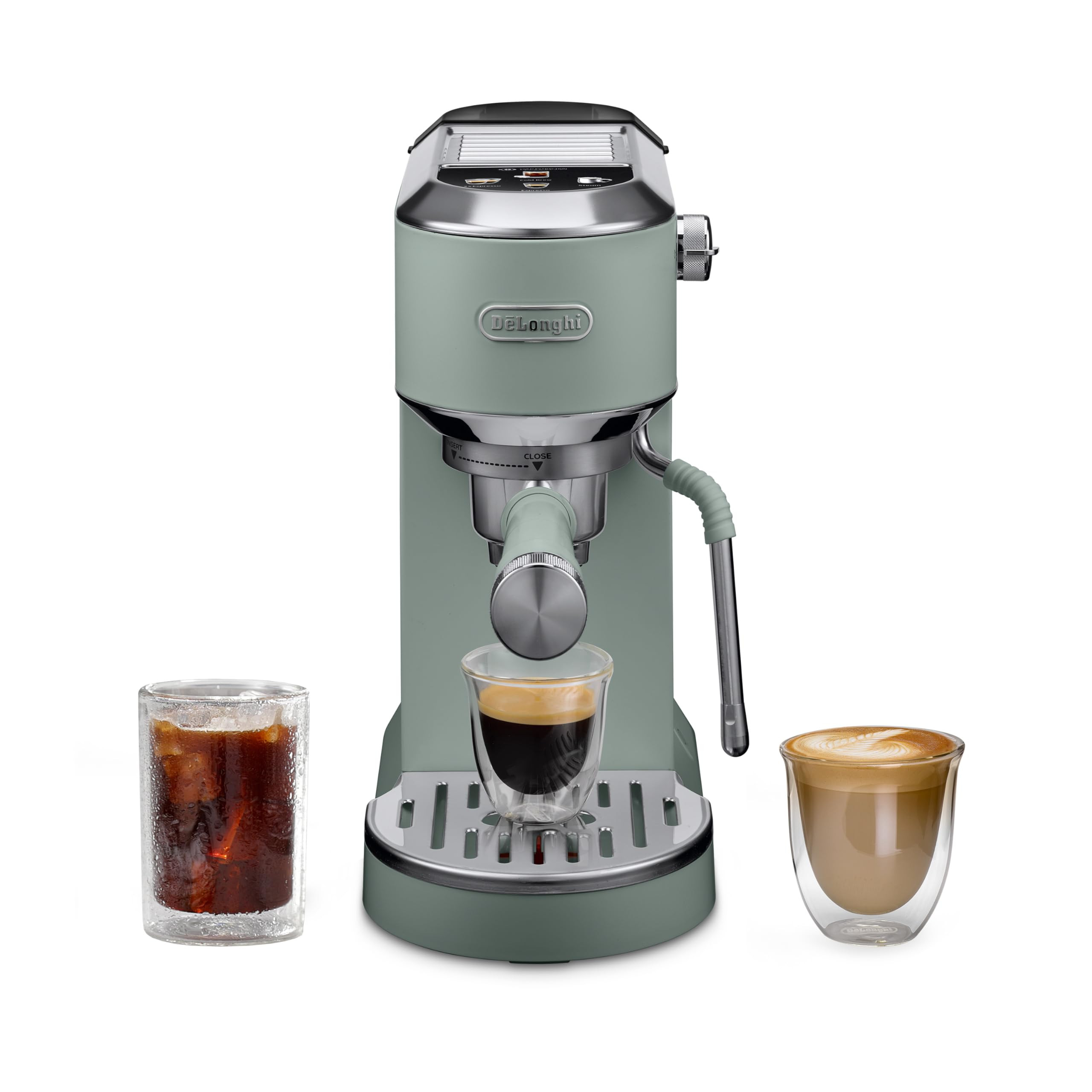 De'Longhi Dedica Duo Compact Espresso Machine - Cold Brew Coffee Maker with Milk Frother Wand- fo... | Amazon (US)