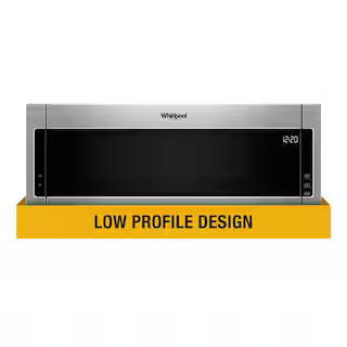 Whirlpool 1.1 cu. ft. Over the Range Low Profile Microwave Hood Combination in Stainless Steel WM... | The Home Depot