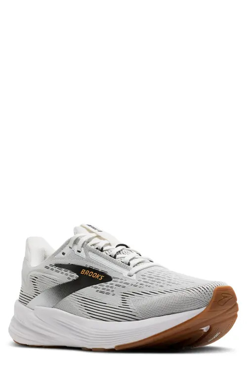 Brooks Revel 8 Running Shoe in White/black/oak Buff at Nordstrom, Size 8.5 | Nordstrom