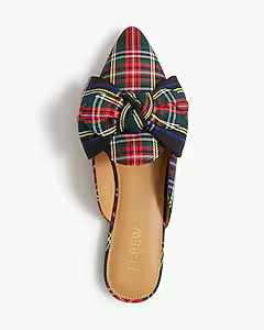 Tartan slip-on mules | J.Crew Factory