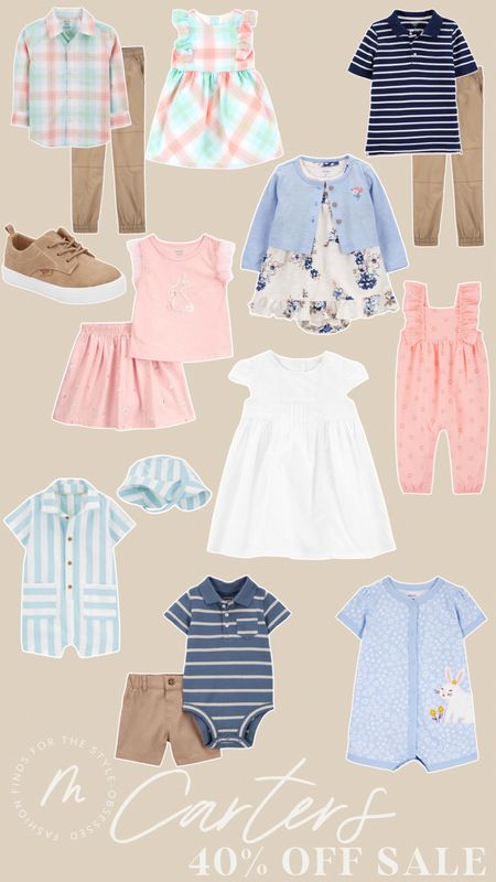 Looking for last minute Easter outfiEasterCarter’s SALE up to 50% off! 

#LTKkids #LTKbaby #LTKsalealert