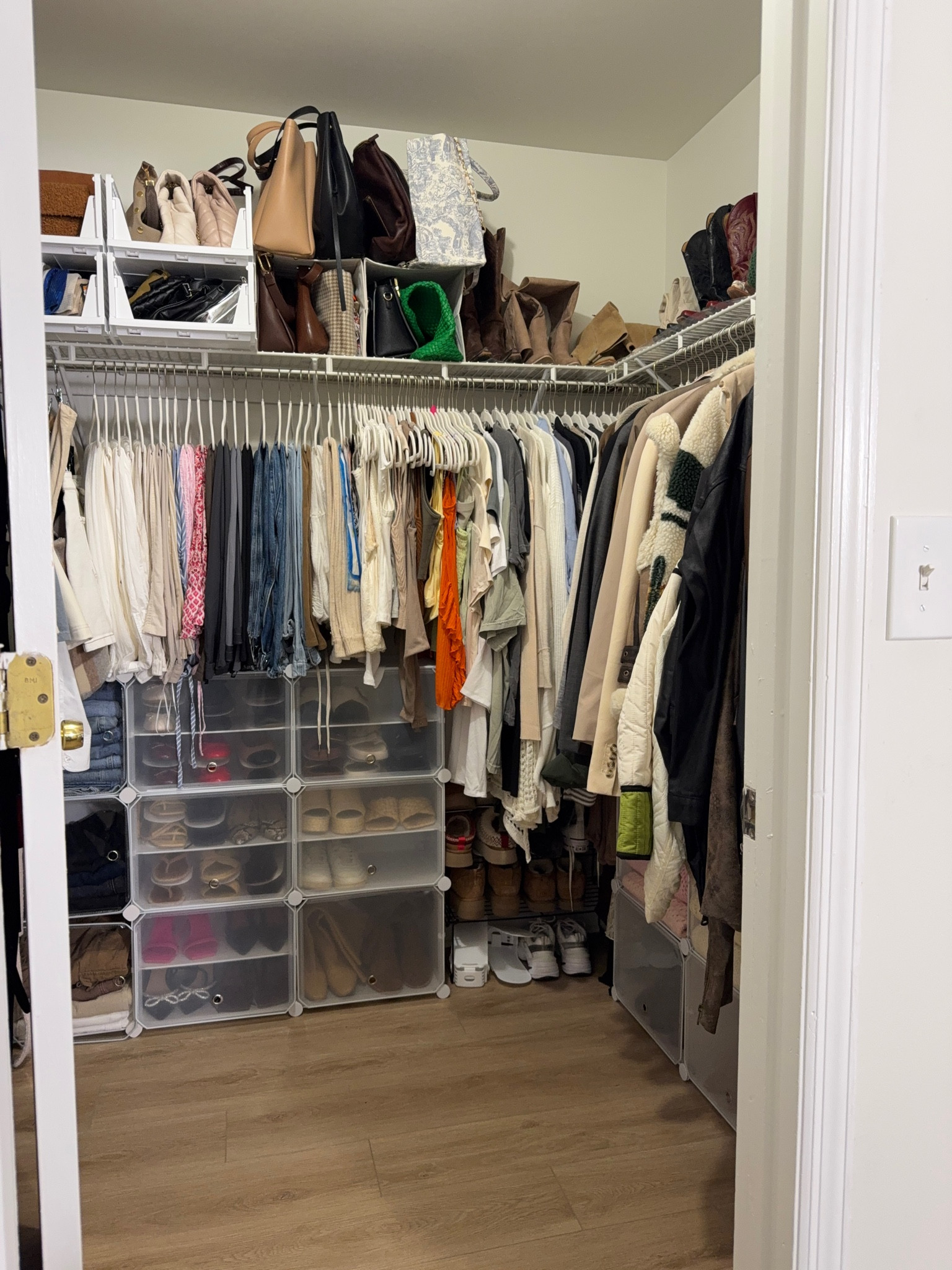 closet organization! All I need to do now is figure out the boots section 😅

#LTKHome #LTKSeasonal #LTKCyberWeek