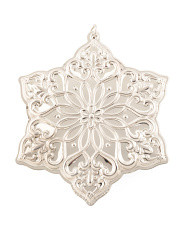 Made In Usa Sterling Silver Old Master Snowflake Ornament | TJ Maxx