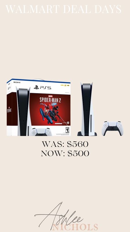 PlayStation 5 console is part of Walmart Deals Days! 

Walmart sale, Walmart deals days, Walmart finds, PlayStation, kids video games, favorite video games, gift guide, Ashlee Nichols 



#LTKsalealert #LTKhome #LTKkids