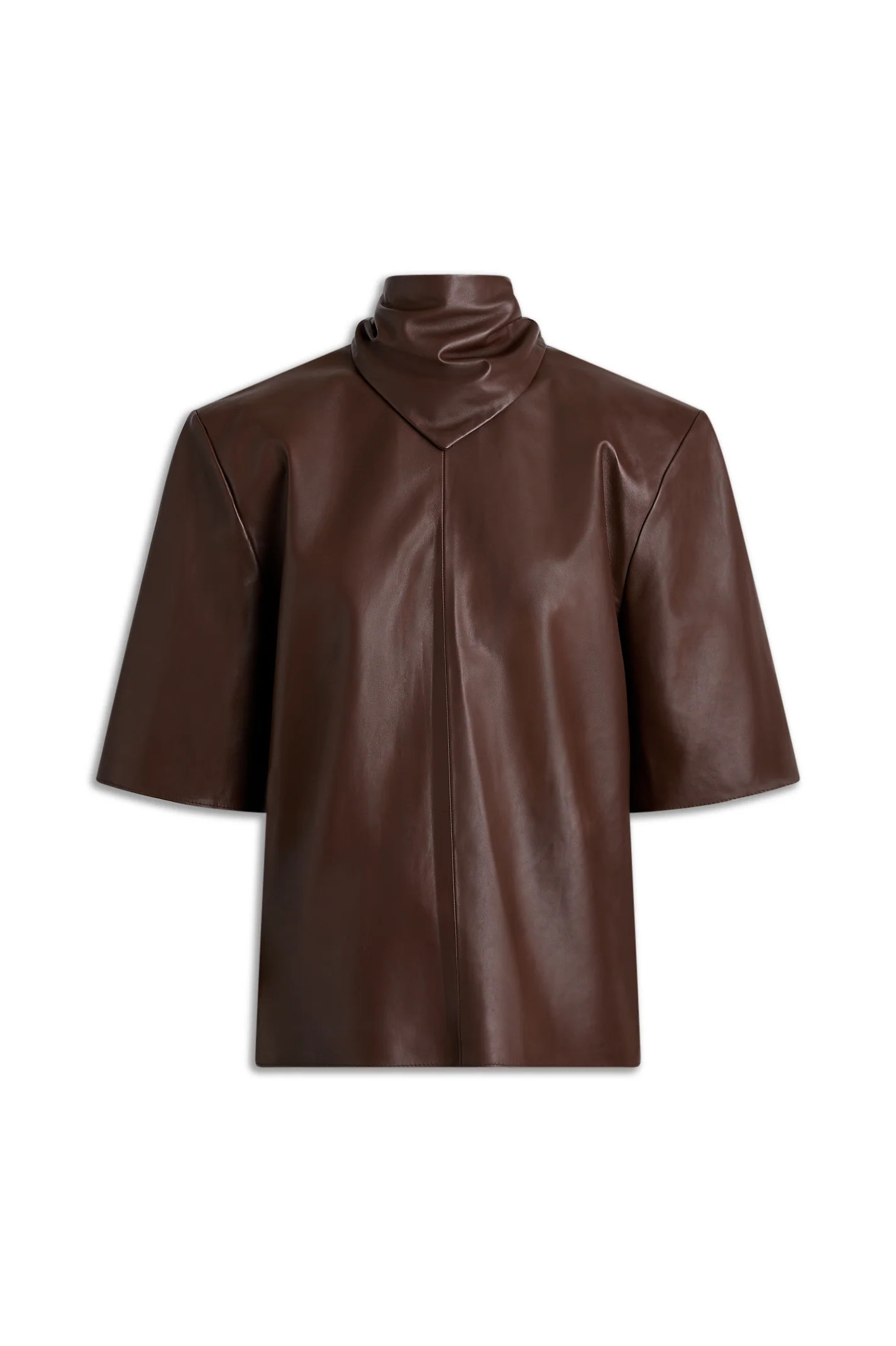 LEATHER CRAVAT TOP - SPICE - Scanlan Theodore | Scanlan Theodore AU