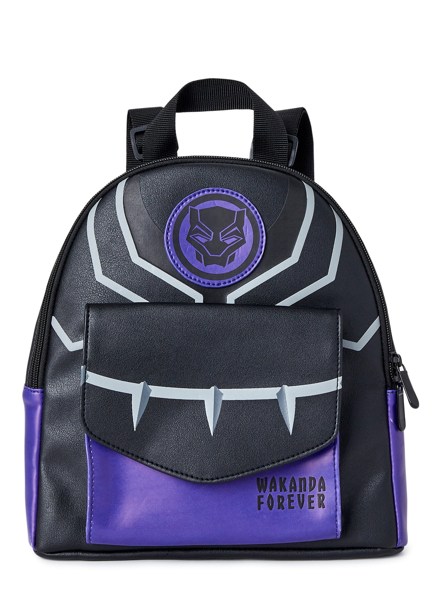 Marvel Black Panther Women's Mini Backpack Black Purple | Walmart (US)