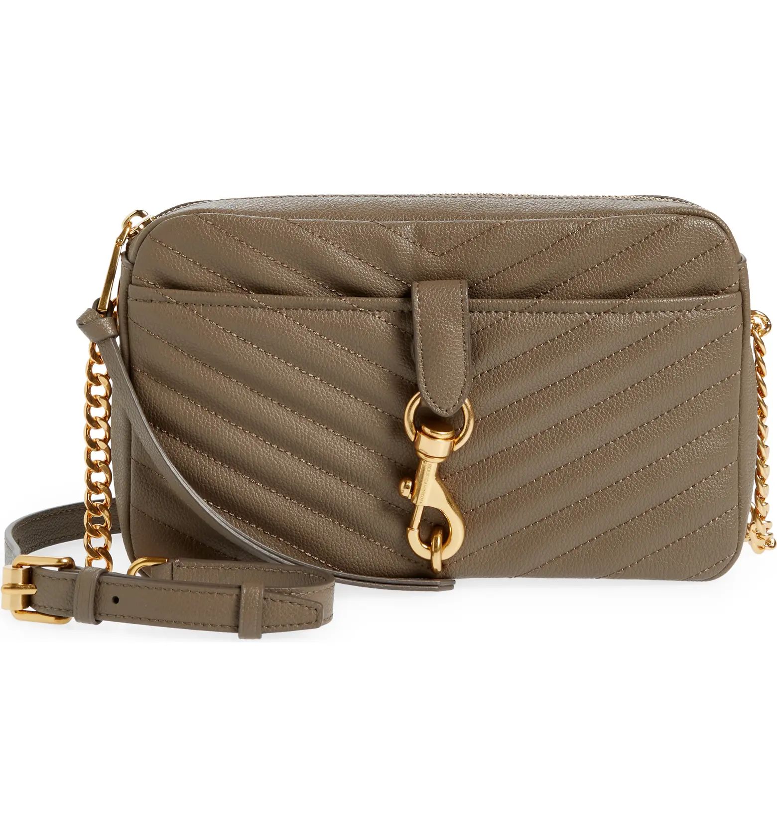 Edie Top Zip Leather Convertible Crossbody Bag | Nordstrom