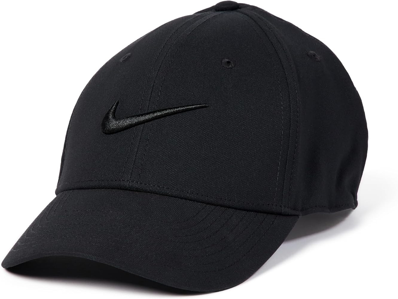 Amazon.com: Nike Dri-Fit Club Structured Swoosh Cap, Black/Black, Small/Medium : Sports & Outdoor... | Amazon (US)
