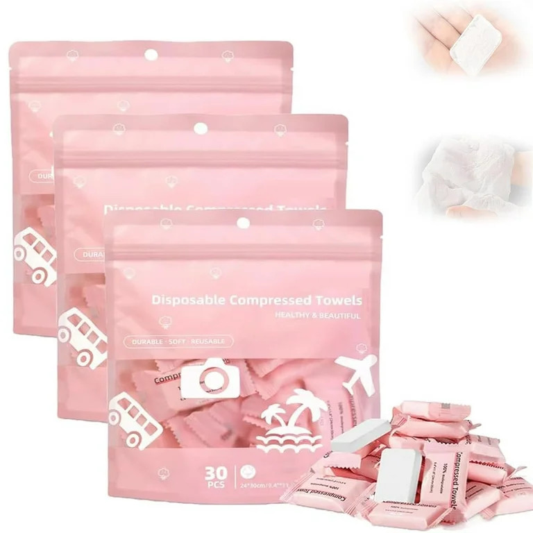 Onabstract/Asmutual Compressed Towels Tablets, Mini Disposable Face Compressed Cotton Hand Wipe, ... | Walmart (US)