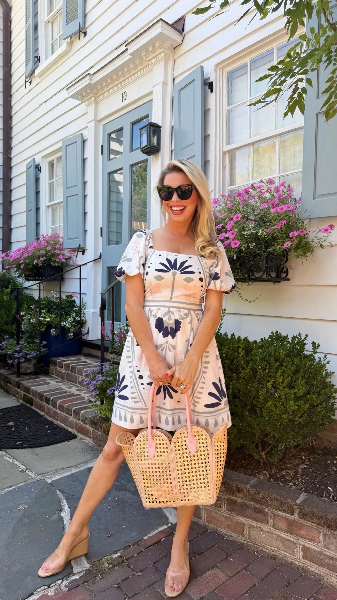 The cutest summer dress and fun twist on the LWD. Runs TTS and I’m in a size Small. Lightweight & breathable in the summer heat, this cutie will be on repeat nonstop. 

#whatiwore
#charleston
#shelldress
#whitedress
#palmdress
#ikatdress
#summerdress

#LTKTravel #LTKSaleAlert #LTKootd