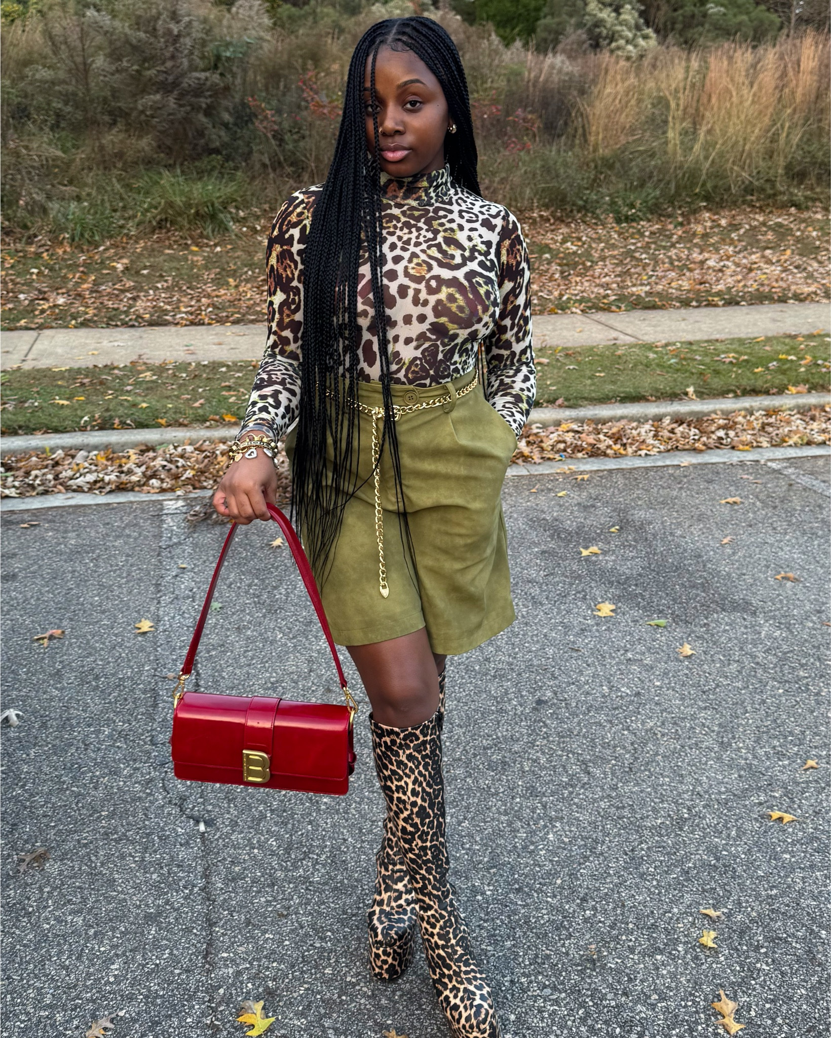 Leopard print meets fall 🐆🍁 

#LTKHoliday #LTKPetite #LTKSeasonal