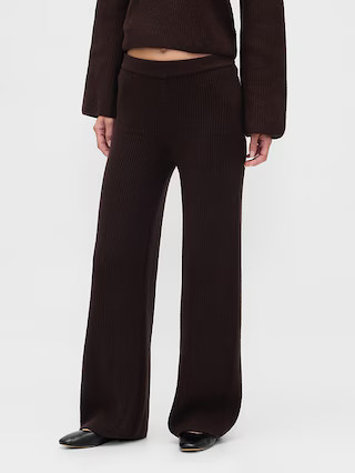 CashSoft Shaker-Stitch Sweater Pants | Gap (US)