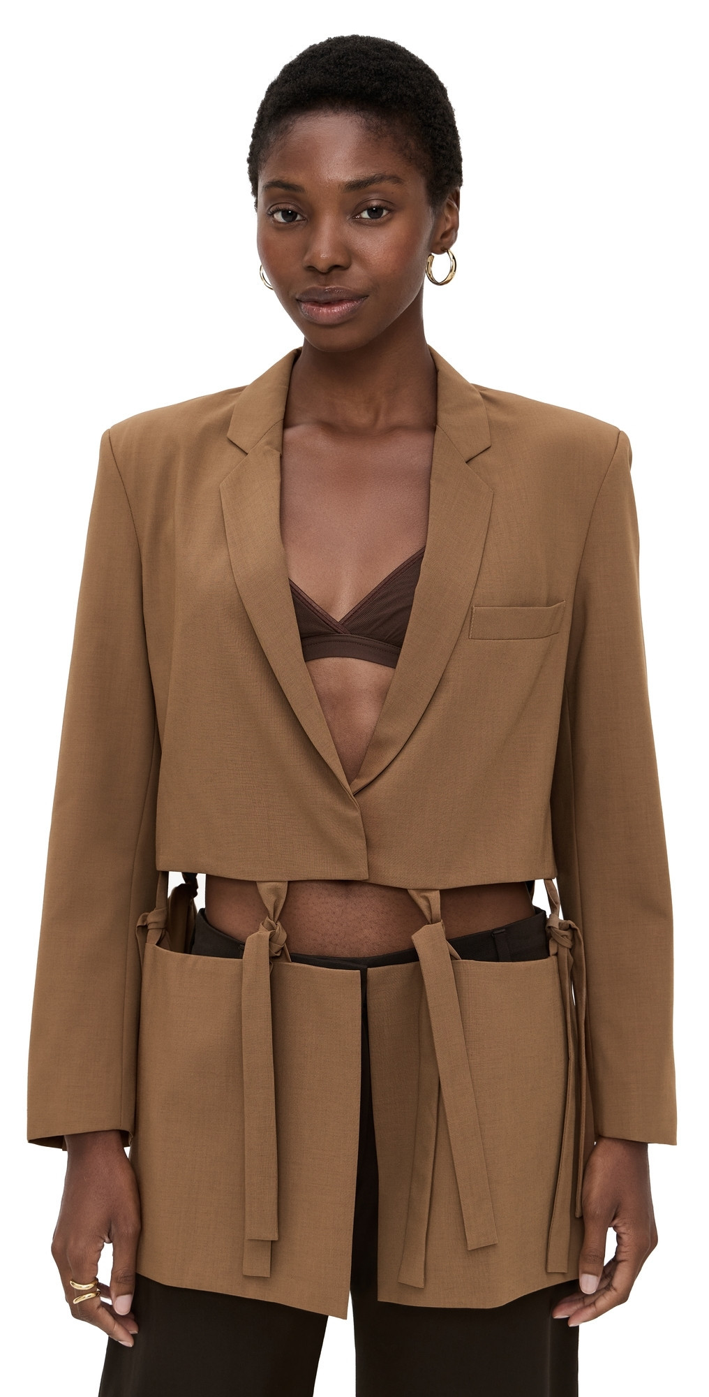 MEIMEIJ Cutout Blazer Sigaro 36 | Shopbop