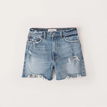 High Rise 4 Inch Mom Shorts | Abercrombie & Fitch (US)