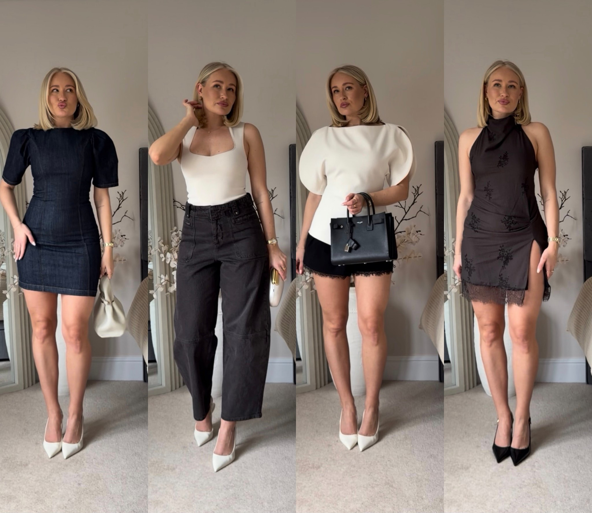 Zara new in 
Spring evening outfits 
Date night girly drinks 